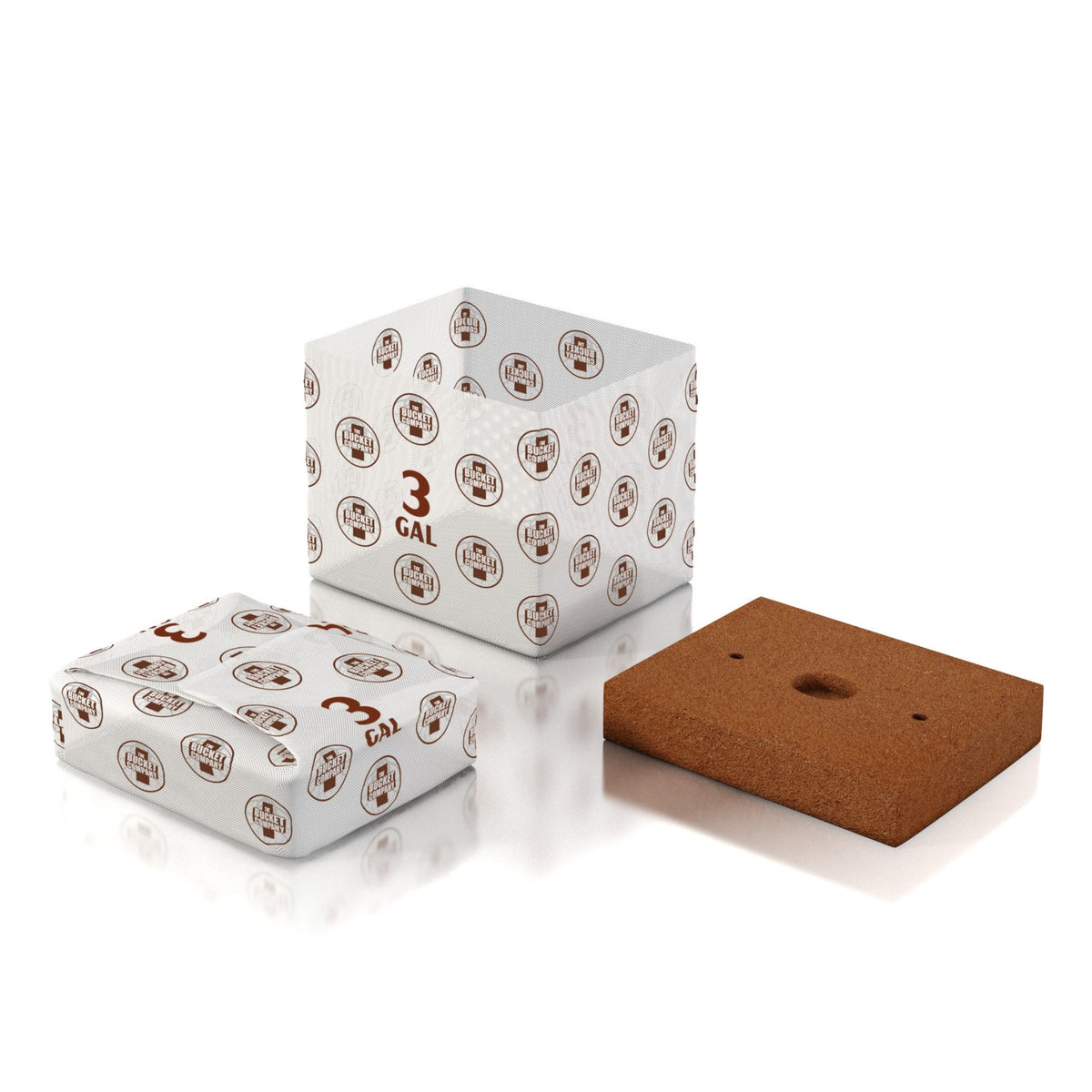 3 Gallon Coco Coir Cube Brick 58% WHC | The Bucket Company