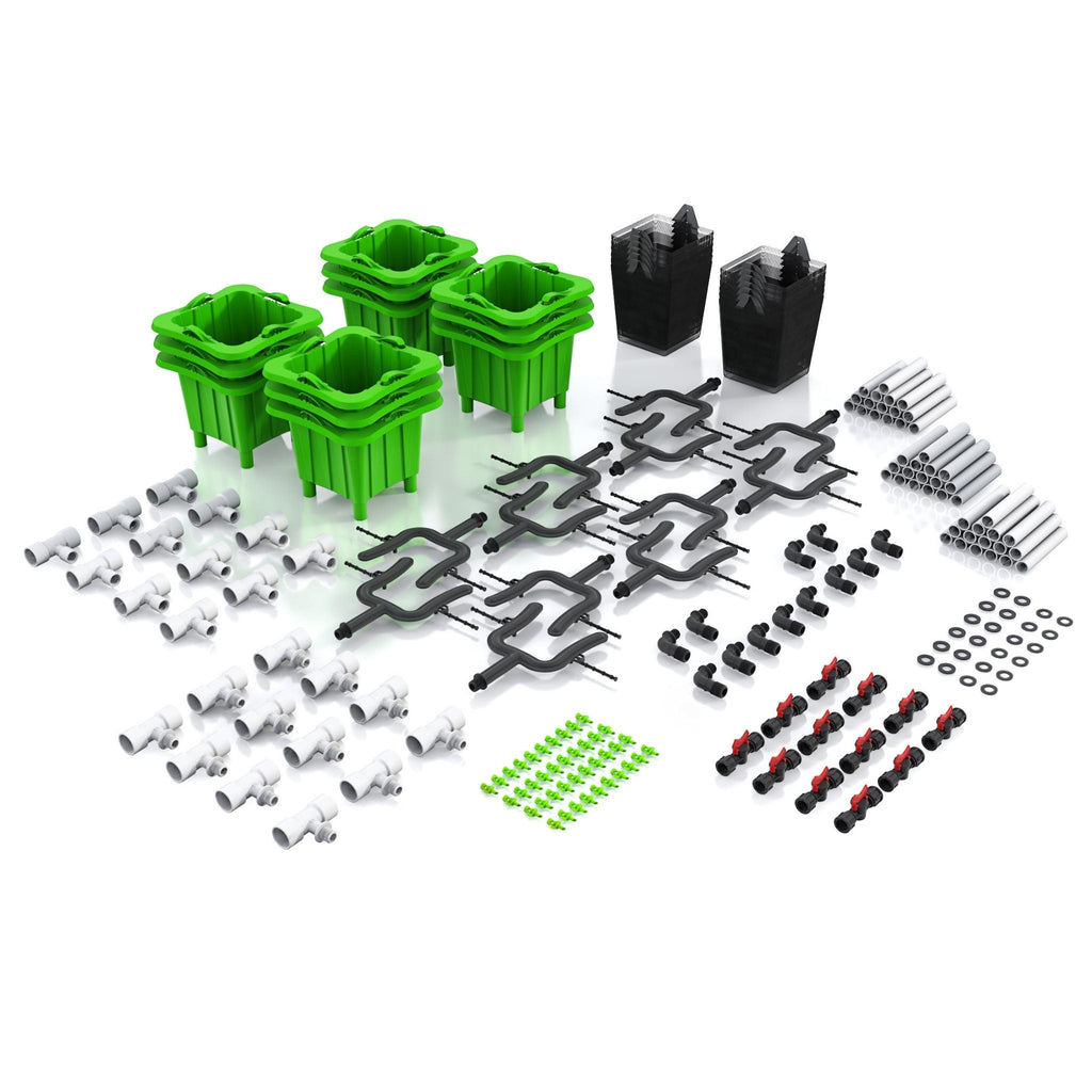 1 Gallon Green Manifold Kit with PVC Fittings