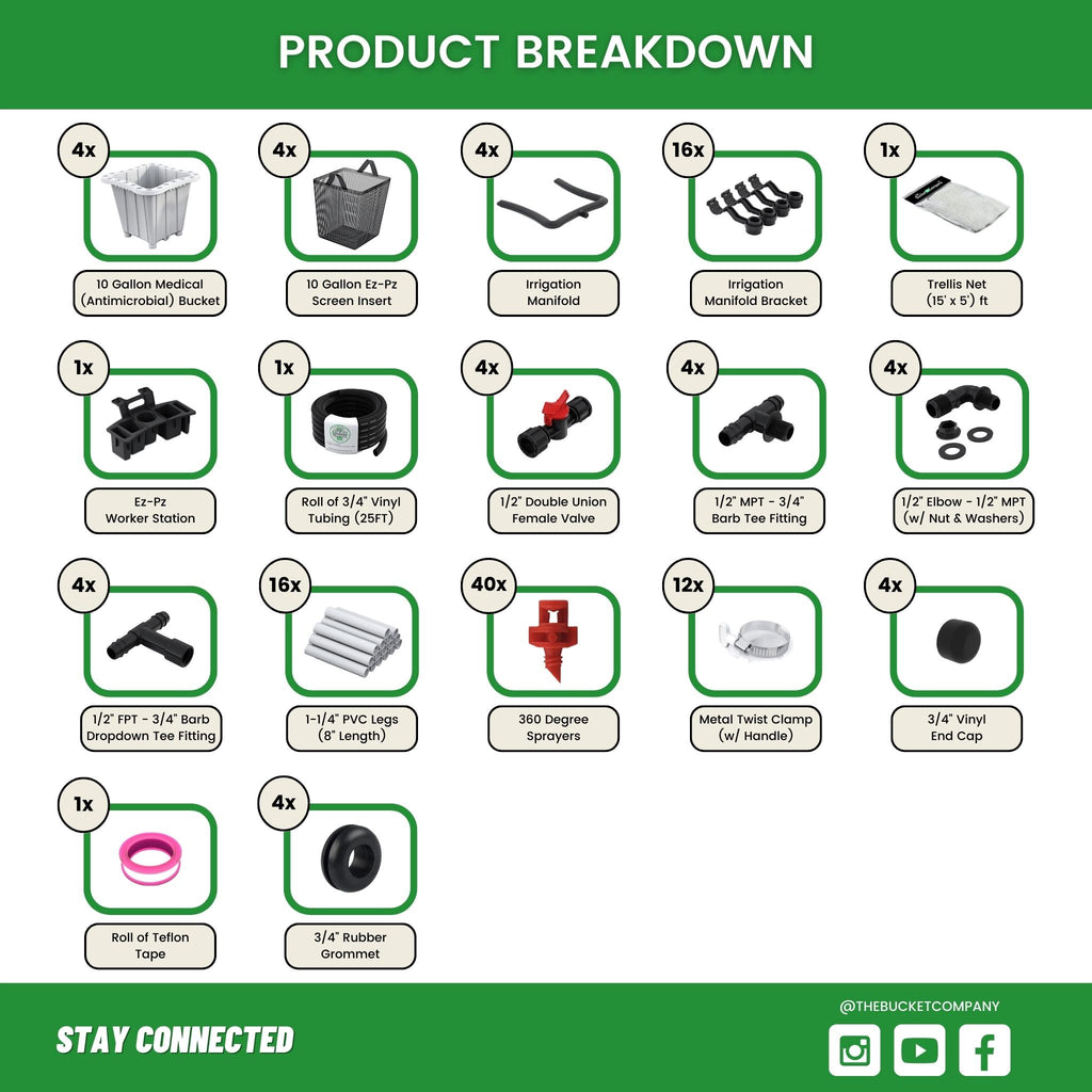 10 Gallon Plug and Play System with Barb Fittings