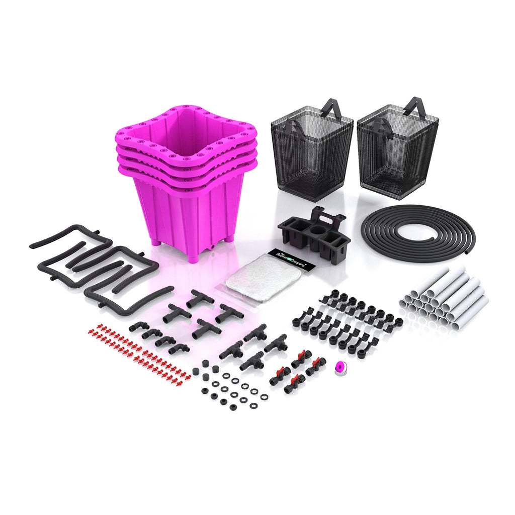 10 Gallon Pink Hydroponic Bucket Growing System