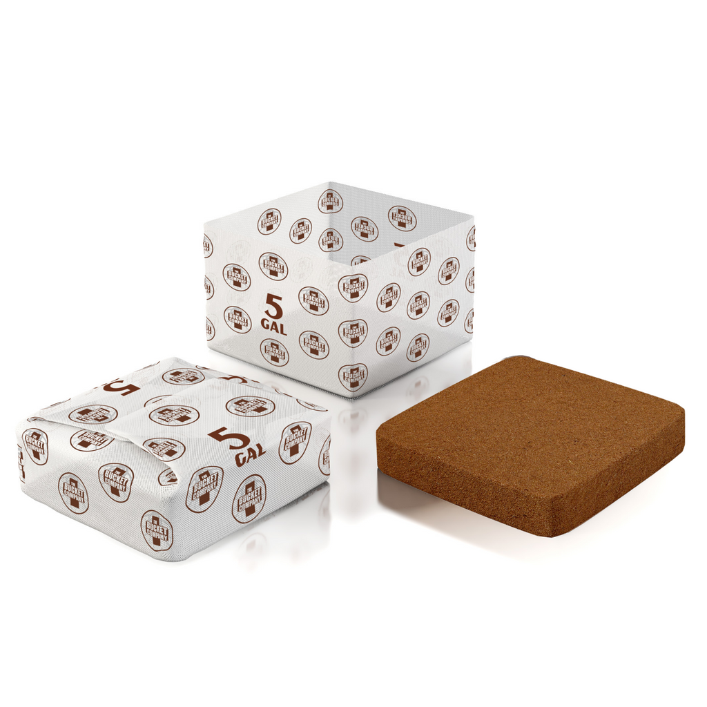 The Bucket Company 5 Gallon Fabric Coco Coir Cube Brick