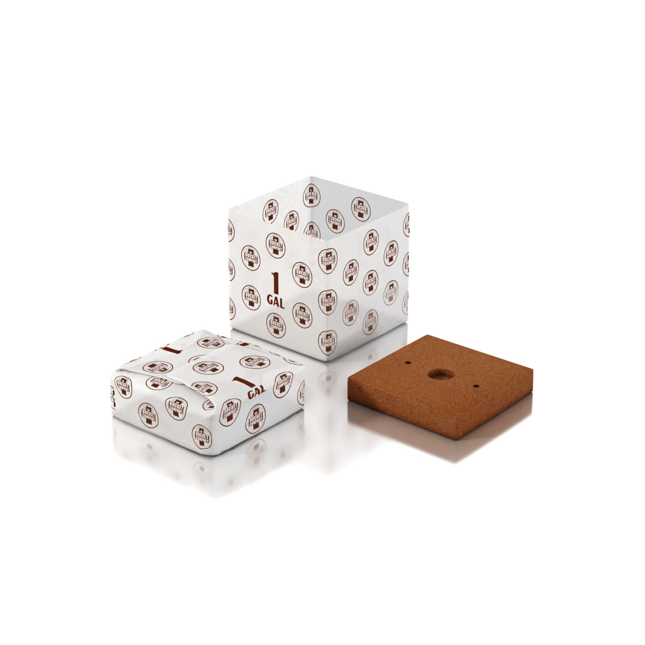 1 Gallon Expandable Coco Coir Cube Brick 60% WHC | The Bucket Company