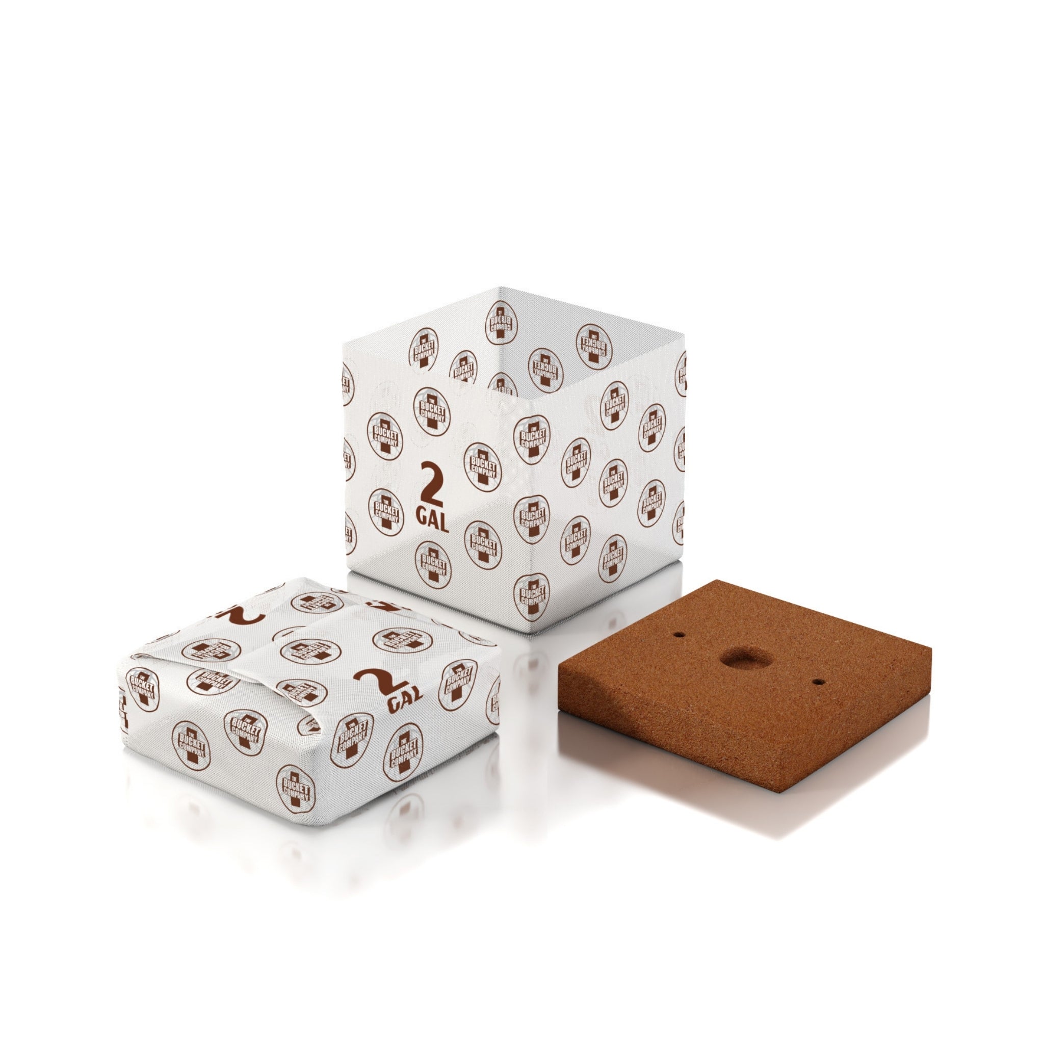 2 Gallon Coco Coir Cube Brick 58% WHC | The Bucket Company