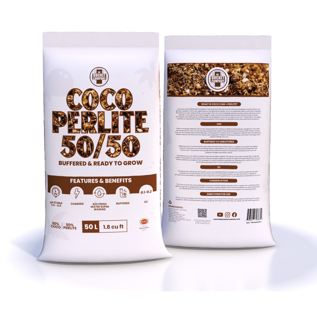 50/50 Coco Coir +Perlite Blend Loosefill 50L Bag