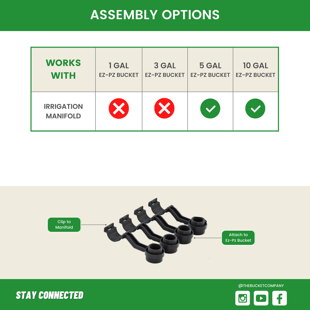 Irrigation Watering Ring Brackets for Plants